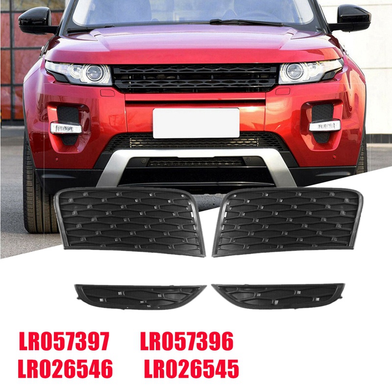 1 Cặp Khung Viền Đèn Sương Mù Phía Trước Thay Thế Cho Range Rover Evoque 2012-2015 LR057397 Lr LR LR057396 Lr LR LR026546 Lr LR LR026545