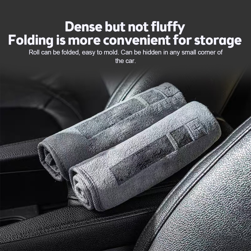 Khăn Lau Xe Hơi Hai Mặt Bằng Vải Nhung Sợi Nhỏ Thấm Nước Không Có Thể Hấp Thụ Nước Và Không Làm Rụng Tóc Dày