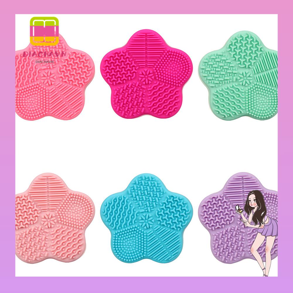 Miếng Silicone Vệ Sinh Cọ Trang Điểm Tiện Dụng