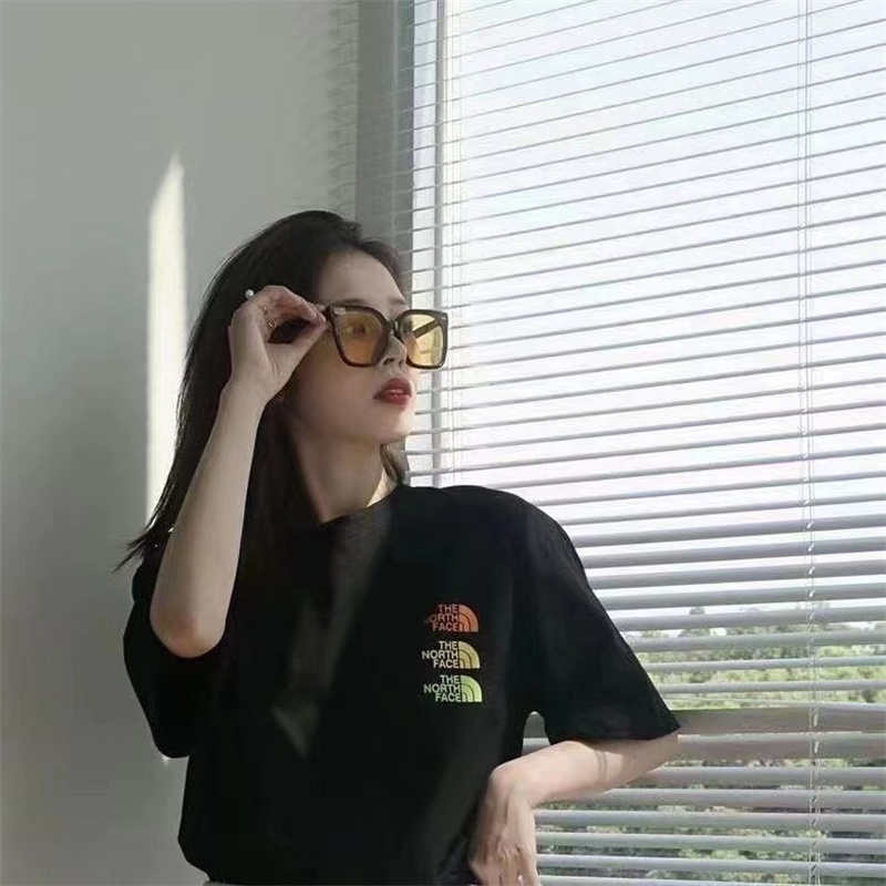 Bán Chạy Nhất Áo Thun Cotton Ba Màu Tay Ngắn In Nhãn Nhỏ Size Lớn Unisex