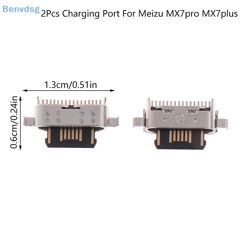 Bộ 2 Cổng Sạc USB Loại c Chuyên Dụng Cho Meizu MX7pro MX7plus