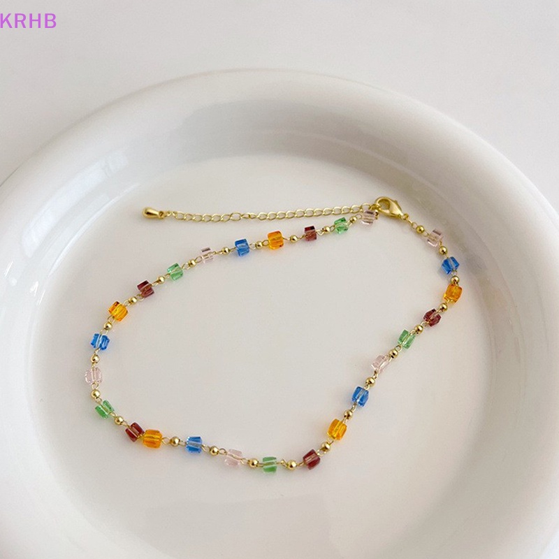 Vòng Tay Chuỗi Hạt Nhiều Màu Phong Cách Bohemian Thời Trang Cho Nữ Mới