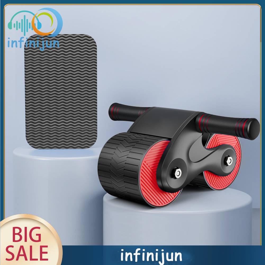 Con Lăn Tập Cơ Bụng Chống Trượt Kèm Thảm