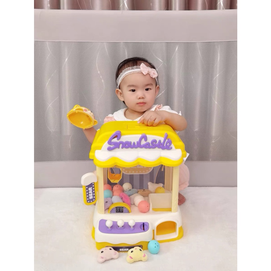 [Có sẵn] Đồ chơi gắp gấu mẫu, máy gắp thú bông mẫu Chó shiba snowCastle siêu dễ thương và nhiều phụ kiện kèm theo