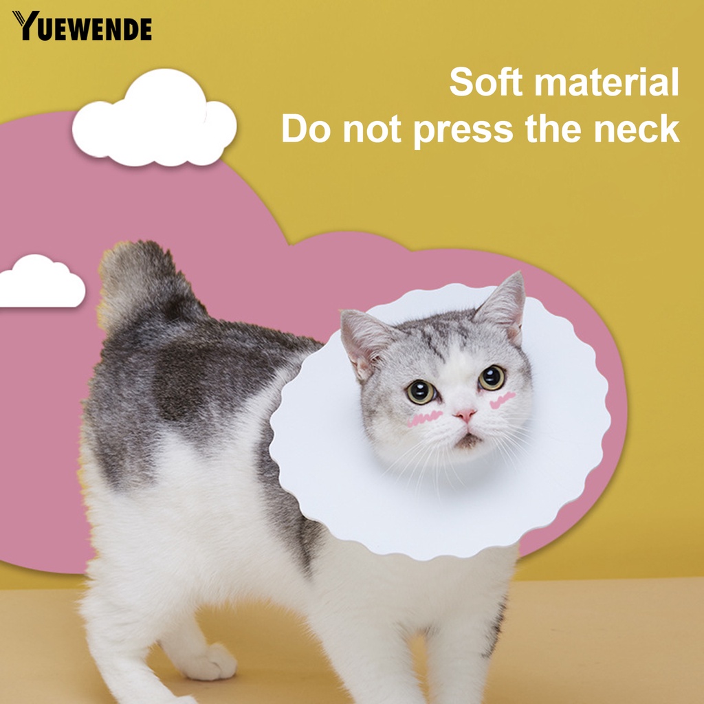 Bộ 5 Vòng Đeo Cổ Chống Cắn / Chống Đá Siêu Nhẹ Bảo Vệ Vết Thương Cho Thú Cưng