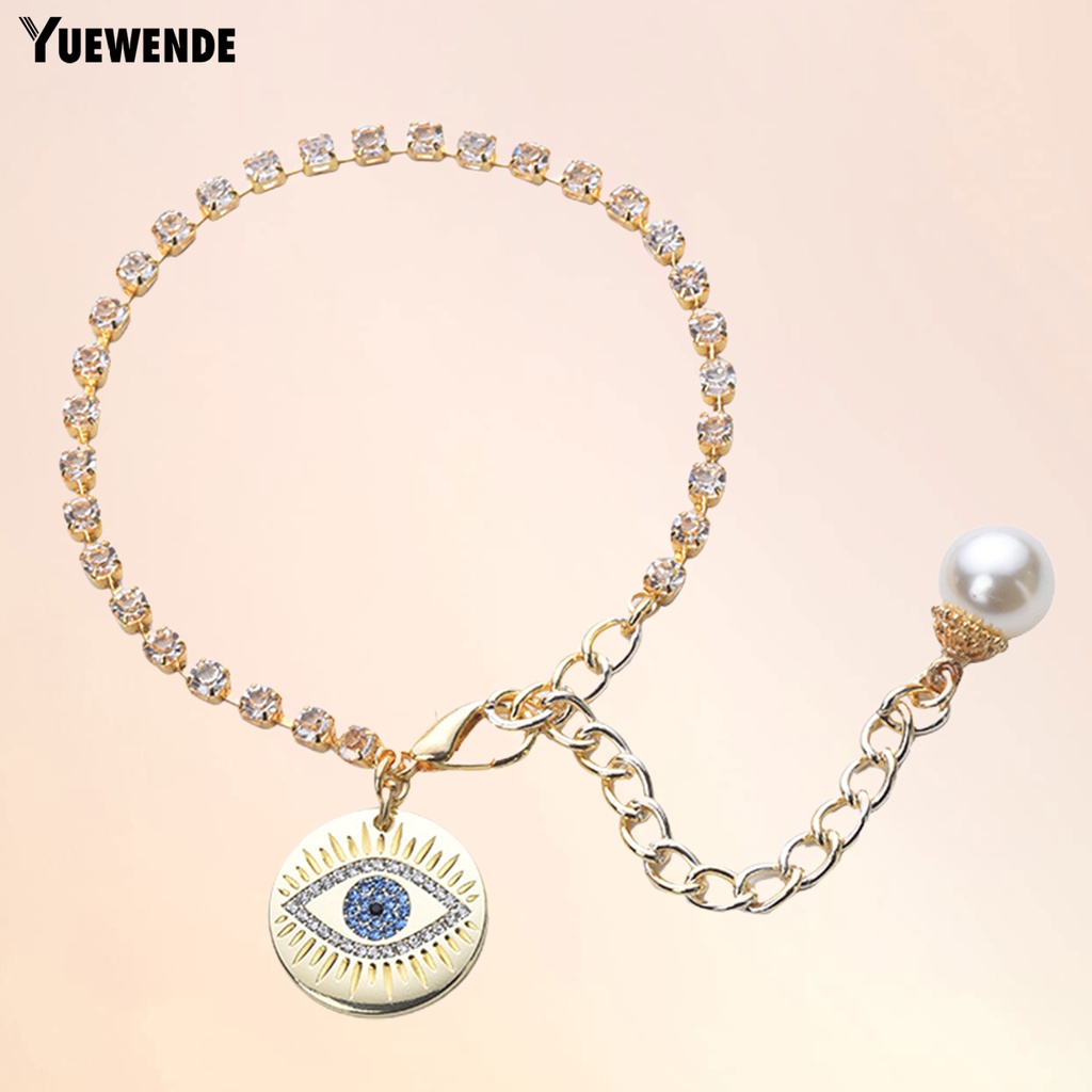 Vòng Cổ YQ.E Đính Đá Hình Đôi Mắt Xinh Xắn Cho Thú Cưng