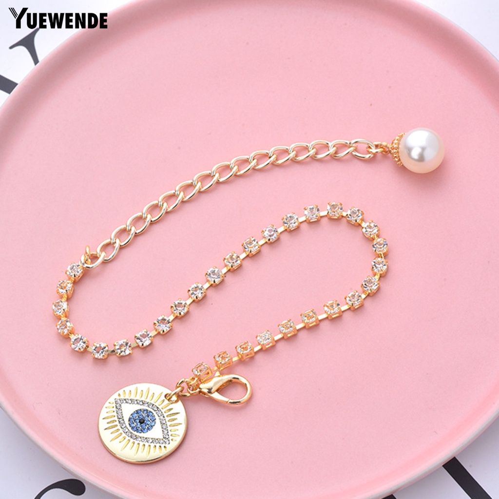 Vòng Cổ YQ.E Đính Đá Hình Đôi Mắt Xinh Xắn Cho Thú Cưng