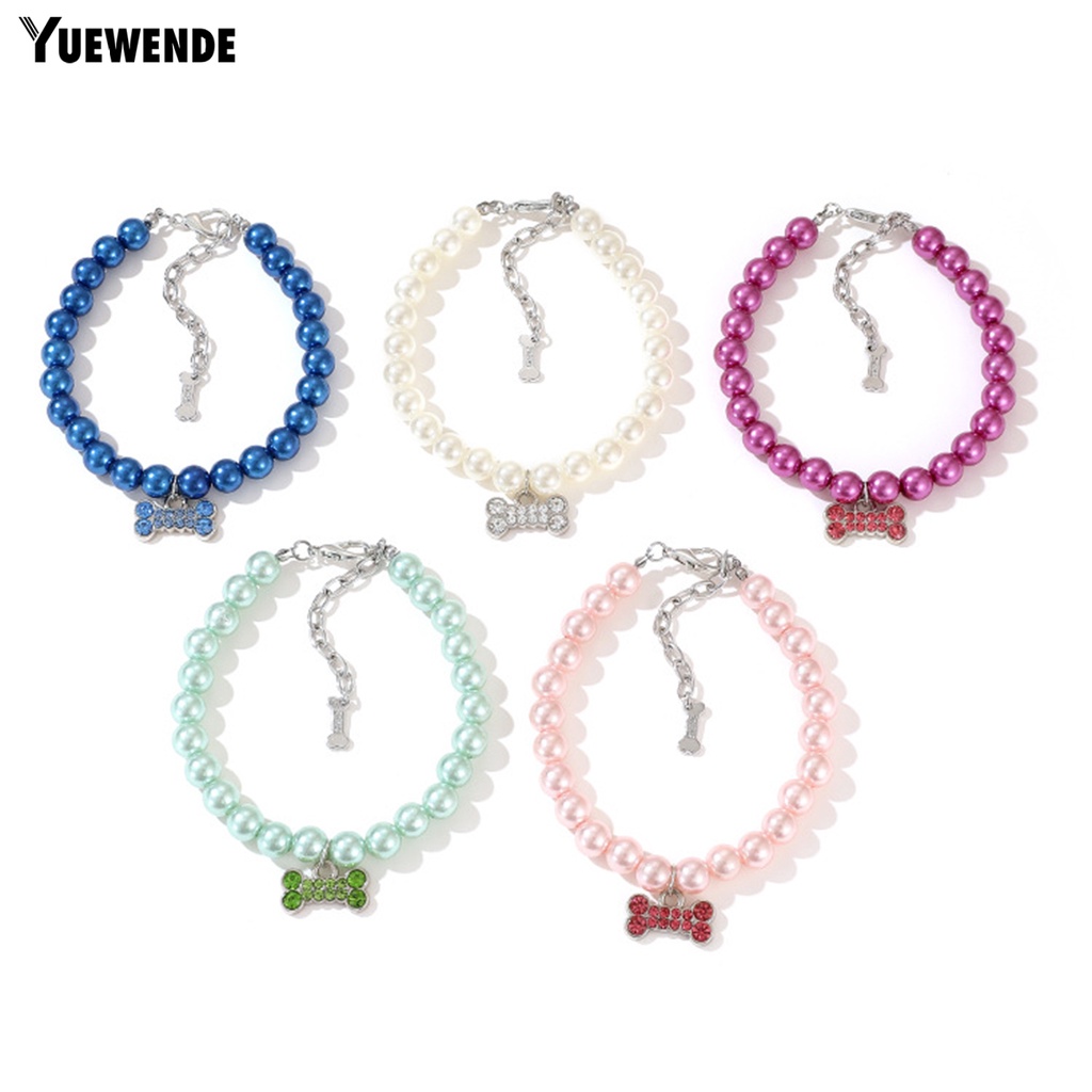 Vòng Cổ Ngọc Trai Bằng Nhựa Thân Thiện Với Môi Trường Cho Cún Cưng