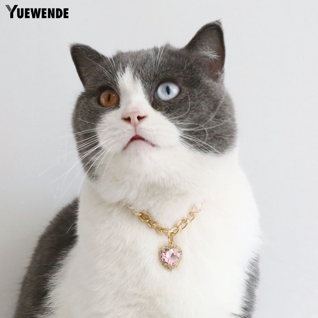 Vòng Cổ Bắt Mắt Đính Đá Resin Lấp Lánh Cho Thú Cưng