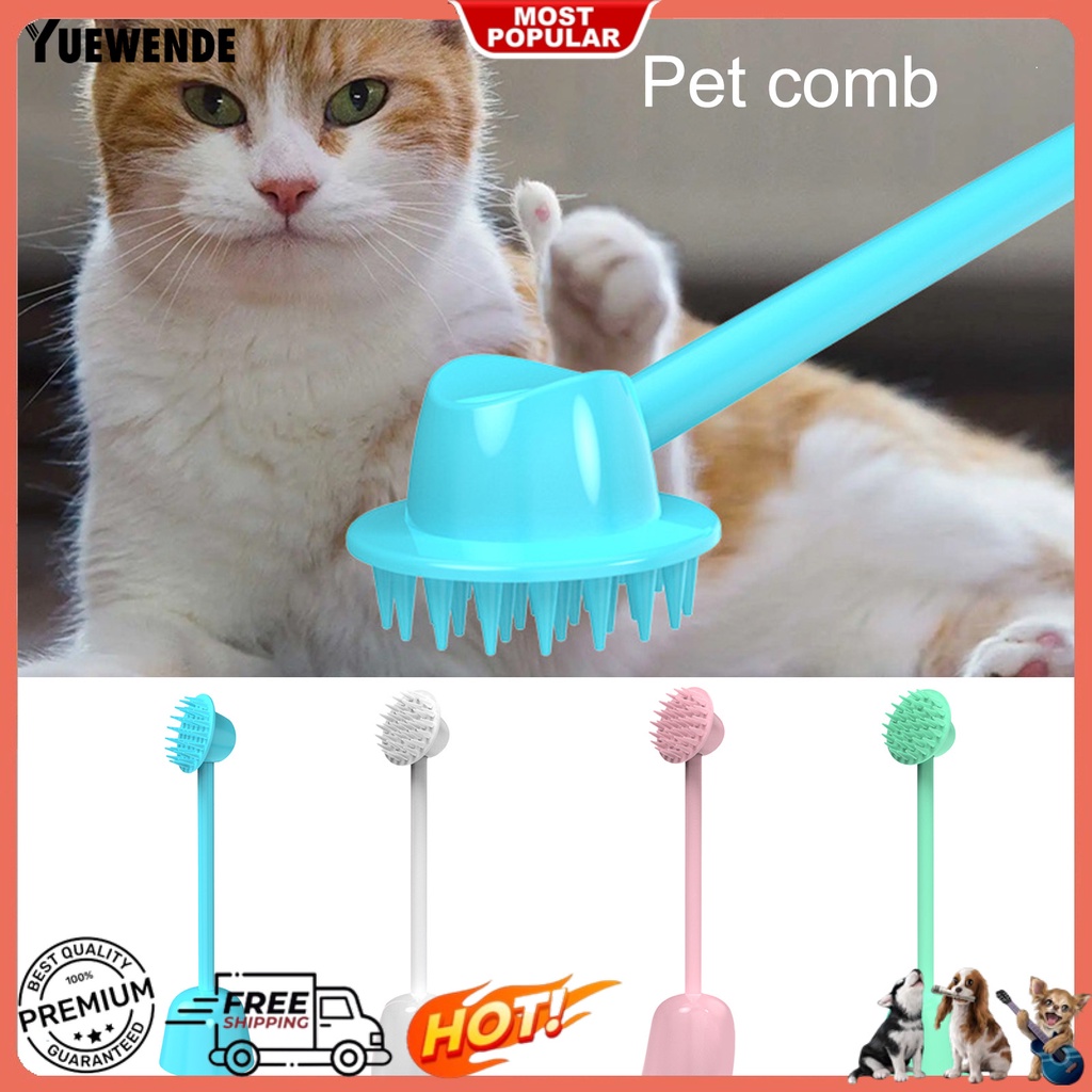 Bàn Chải Mát Xa Đầu Tròn Bằng Nhựa ABS Bền Thoải Mái Đa Năng Cho Mèo Cưng