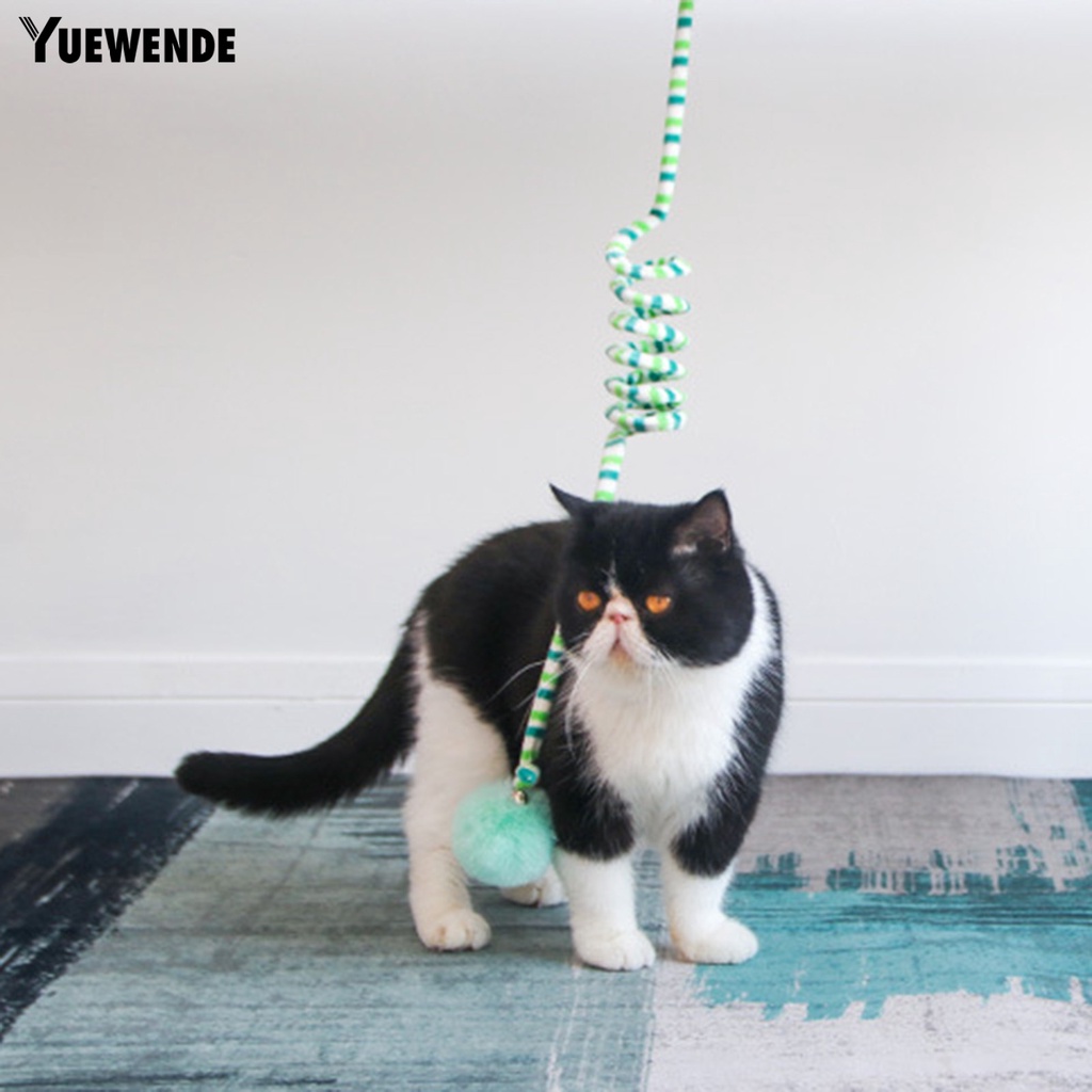 Đồ Chơi Bóng Lông Họa Tiết Sọc YQ.E Giảm Căng Thẳng Vui Nhộn Dành Cho Mèo Cưng