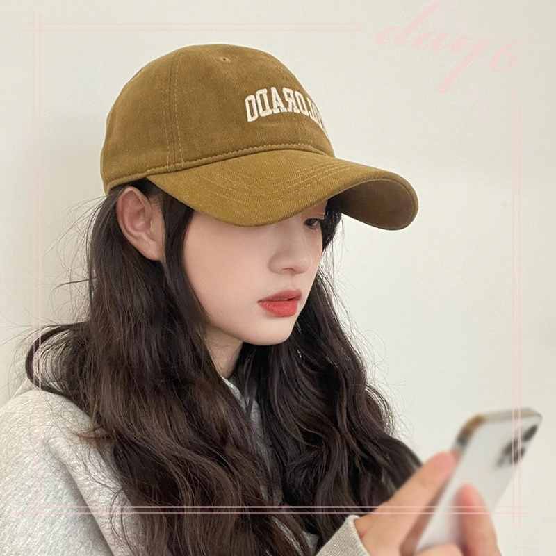 Mũ Lưỡi Trai Mềm Chống Nắng In Chữ Thời Trang Cho Nữ