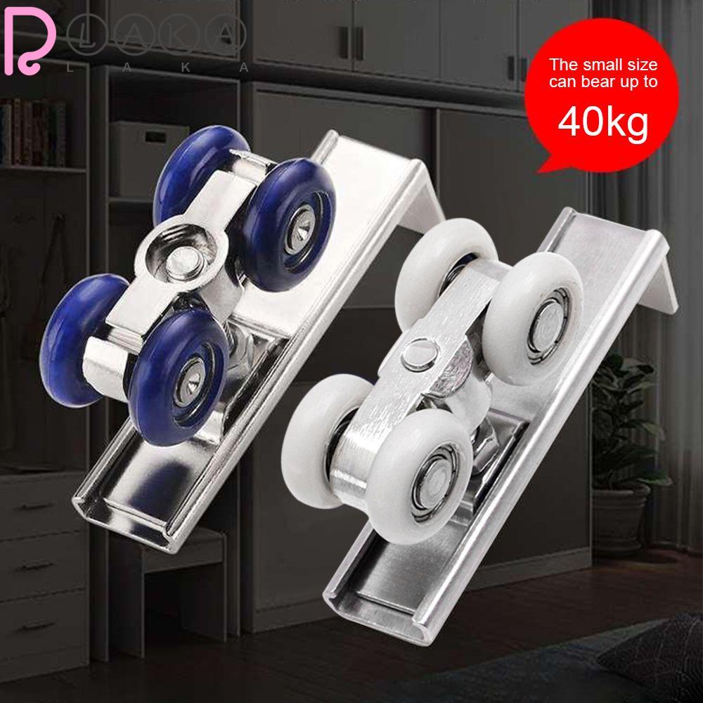 Set 2 Bánh Xe Ròng Rọc Bằng Nylon Cho Tủ Quần Áo Nội Thất