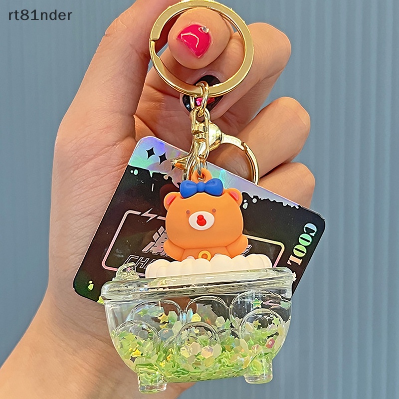 Móc Khóa Hình Bồn Tắm Thổi Bong Bóng Dễ Thương