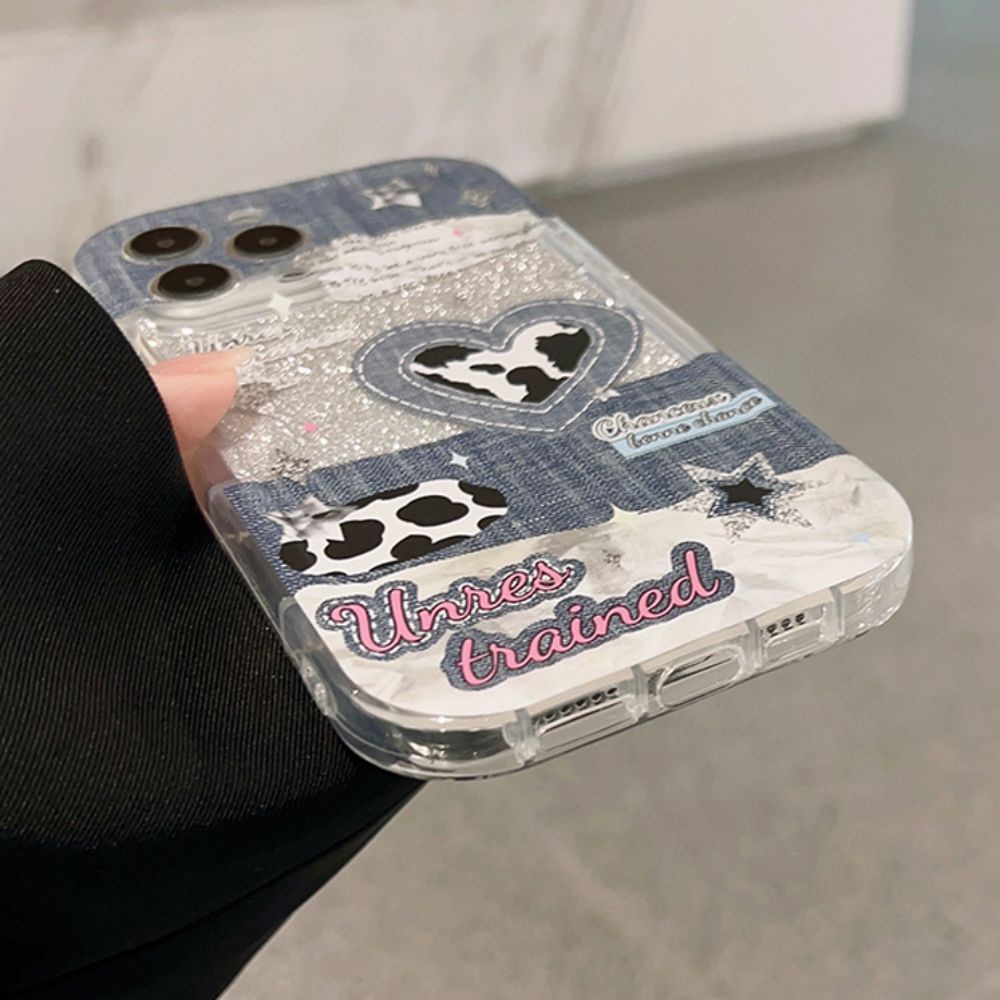 Ốp Điện Thoại TPU Mềm Chống Sốc Bảo Vệ Toàn Diện Phối Kim Tuyến Thời Trang Cho IPhone 11 14 13 12 Pro Max