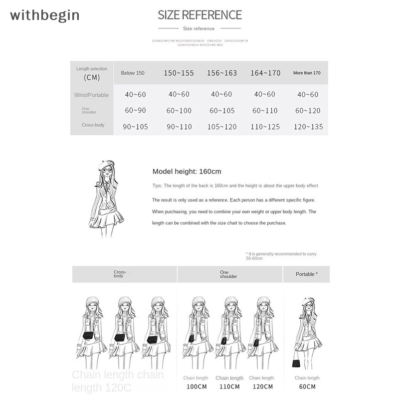 Dây Đeo Túi Xách Dạng Xích Mở Rộng Màu Vàng Kim