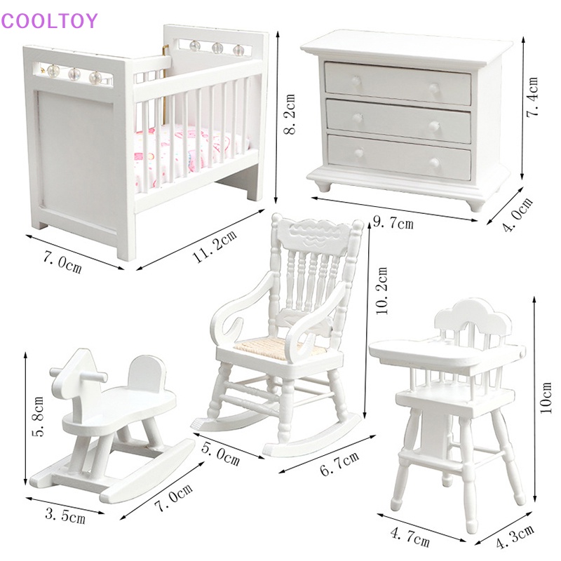 Mô Hình Ngựa Bập Bênh Tỉ Lệ 1: 12 Trang Trí Nhà Búp Bê