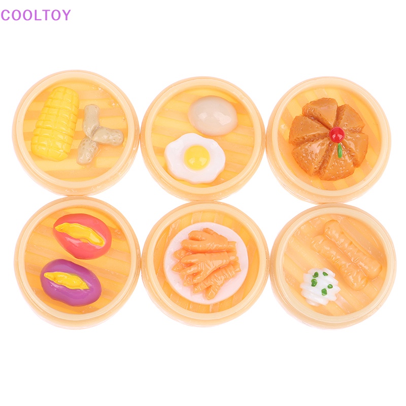 Cooltoy Set 10 Mô Hình Bữa Sáng Đồ Chơi Mini Trang Trí Nhà Búp Bê