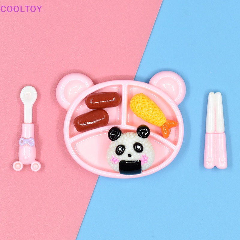 Cooltoy Set 10 Đĩa Ăn Tối Mini Dễ Thương Trang Trí Nhà Búp Bê DIY Bán Chạy