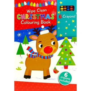 Wipe Clean Colouring Books - Rudolph