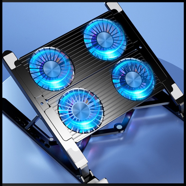 Giá Đỡ Tản Nhiệt Laptop Bằng Hợp Kim Nhôm Có Thể Gấp Gọn Tiện Dụng