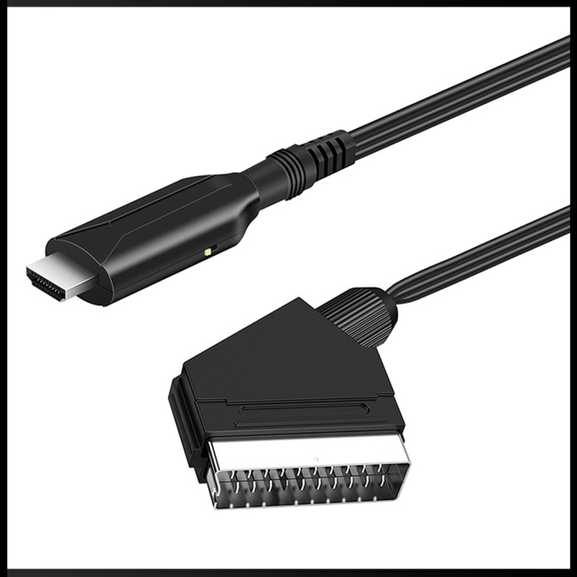 Cáp ChuyểN ĐổI Âm Thanh / Video Zevaret D717 HDMI Sang Scart Cho HDTV STB DVD 1M