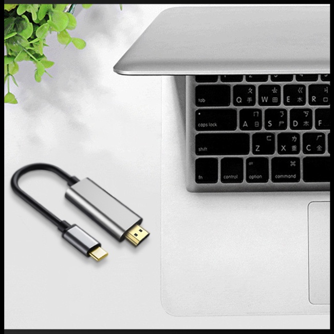 Cáp Chuyển Đổi Usb C Sang Hdmi 4k 30hz 1.8m 3.1 Bằng Kim Loại Chuyên Dụng