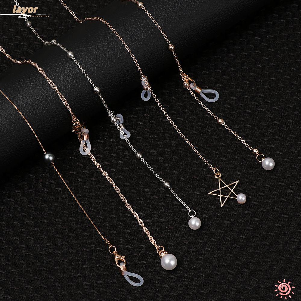 Dây Đeo Mắt Kính Bằng Kim Loại Chống Trượt Thời Trang