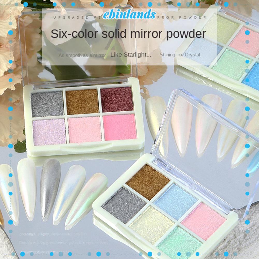 Bột Tráng Gương Trang Trí Móng Tay Màu Sắc Cực Quang Thương Hiệu EBINLANDS