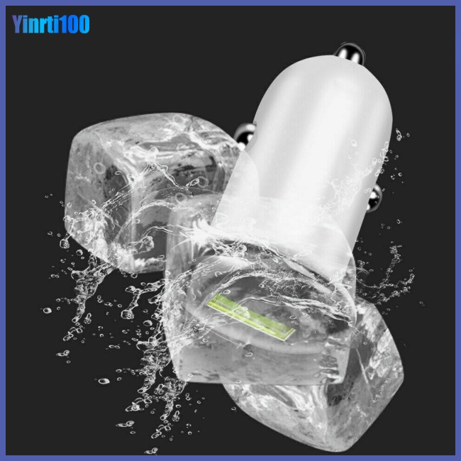 Thiết Bị Sạc Điện Thoại Mini Đa Năng Trên Xe Hơi 12-24v 2.4a 3.1a Qc 3.0