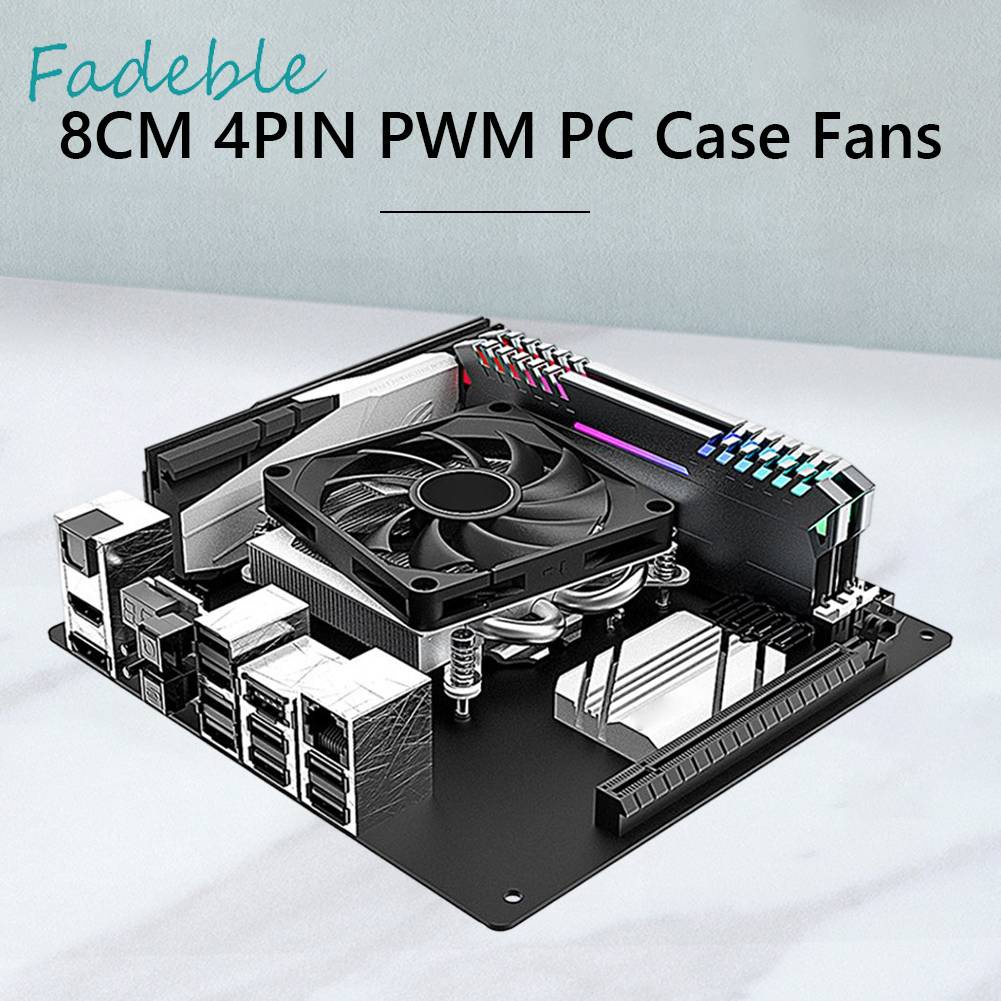 Quạt Tản Nhiệt CPU Siêu Mỏng 8CM 4PIN PWM