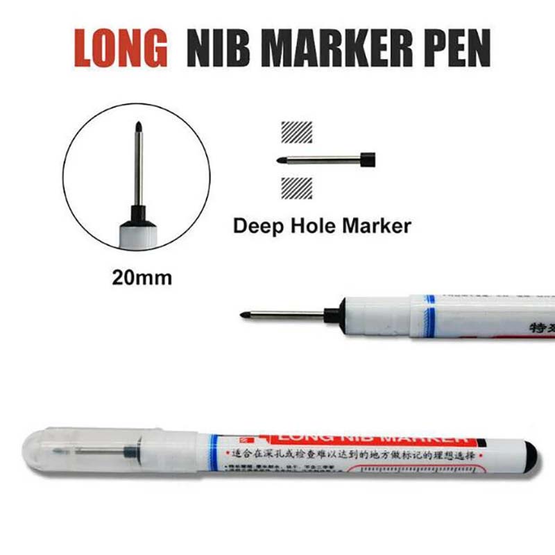 Bút đánh dấu ngòi dài 20mm dùng trong làm gỗ cơ khí phòng tắm xây dựng Smarttool