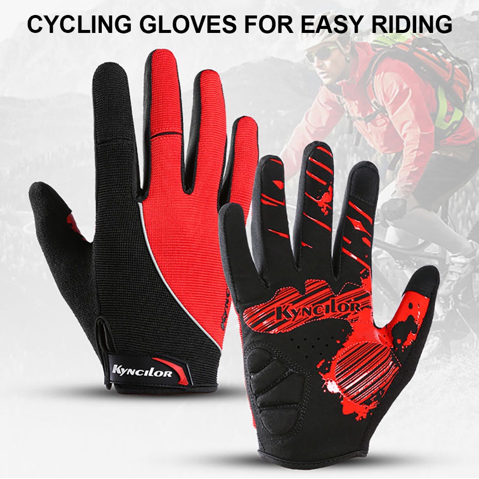 Găng Tay Chống Sốc Hở Ngón Thoáng Khí Có Thể Chạm Màn Hình Cảm Ứng Cho Nam Nữ