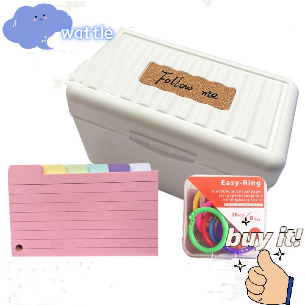 Bộ 150 / 8 Hộp Đựng Thẻ Để Bàn Tiện Dụng Cho Học Sinh Note