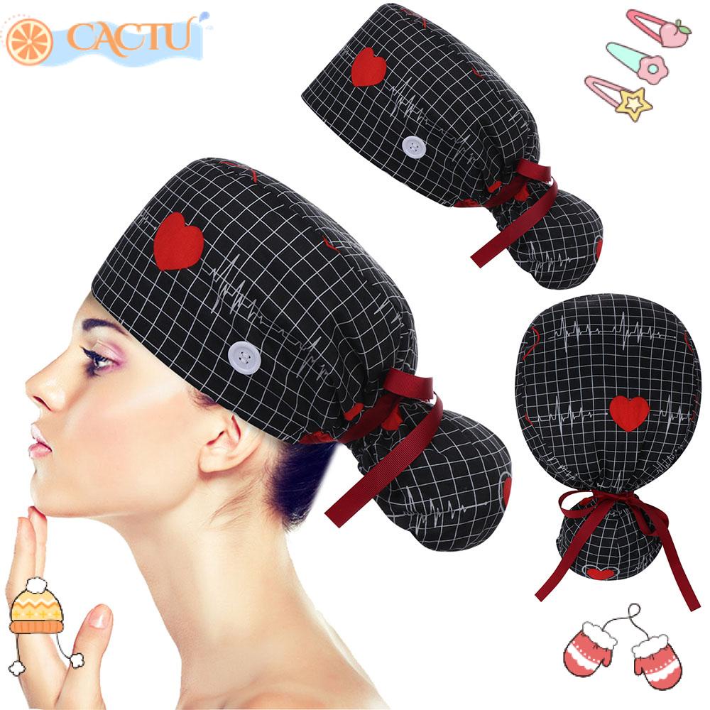 1 Mũ Trùm Đầu Bằng Cotton Có Thể Điều Chỉnh Thắt Nơ Sau Lưng Cho Nam &amp; Nữ