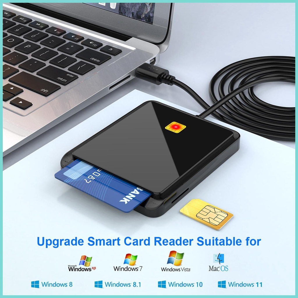 Đầu Đọc Thẻ Thông Minh USB CAC Đa Năng Cho Online servn