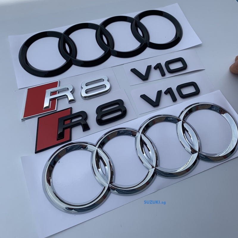 Logo Dán Trang Trí Đuôi Xe Hơi Audi Q2L SQ2 Chất Lượng Cao