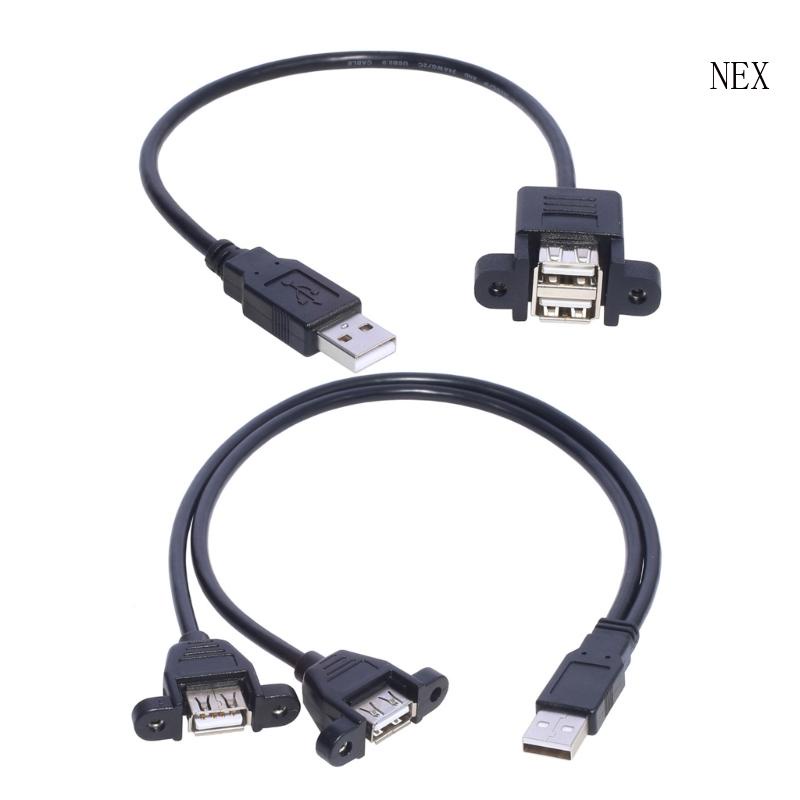 Cáp Mở RộNg SạC Dữ LiệU USB 2 0 A 1 ĐầU CắM Sang 2 Lỗ CắM 32cm