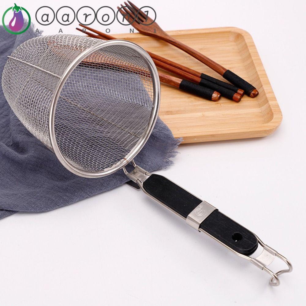 Aaron1 Dụng Cụ Rây Bột Bằng Thép Không Gỉ Dày Dặn Tiện Dụng Cho Nhà Bếp