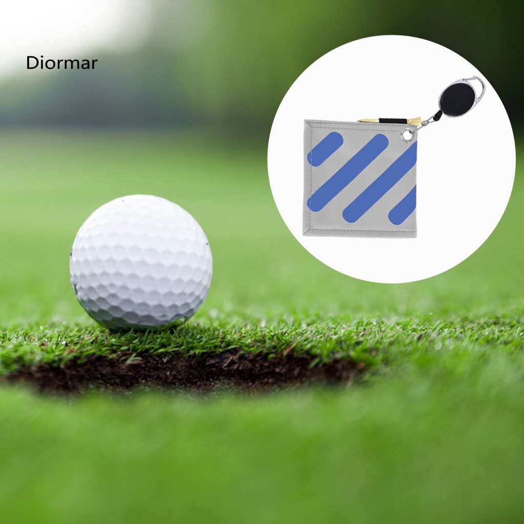 Khăn Lau Đầu Gậy Đánh Golf Hình Vuông Siêu Mềm Thấm Hút Tốt Kèm Móc Treo Tiện Dụng