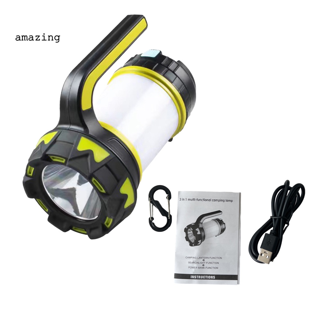 1 Bộ Đèn LED Cắm Trại Siêu Sáng IPX4 6 Chế Độ Chống Thấm Nước Tiện Dụng