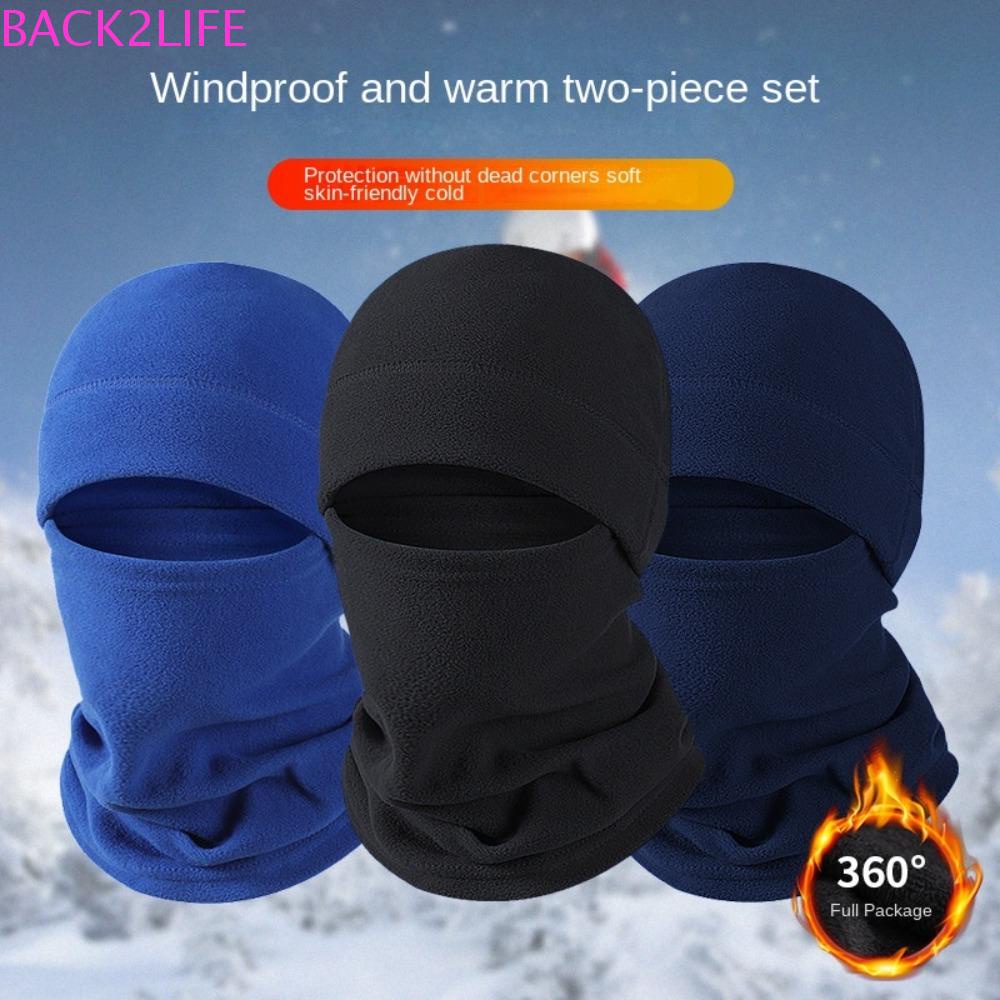 Nón Len Trùm Đầu Dày Dặn Giữ Ấm Bảo Vệ Tai Sau Khi Đi Xe Đạp BACK2LIFE Cho Nam