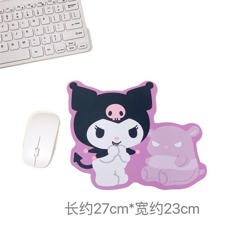Tấm Lót Chuột Cao Su PVC Chống Trượt Chống Nước In Hình Kuromi Dễ Thương