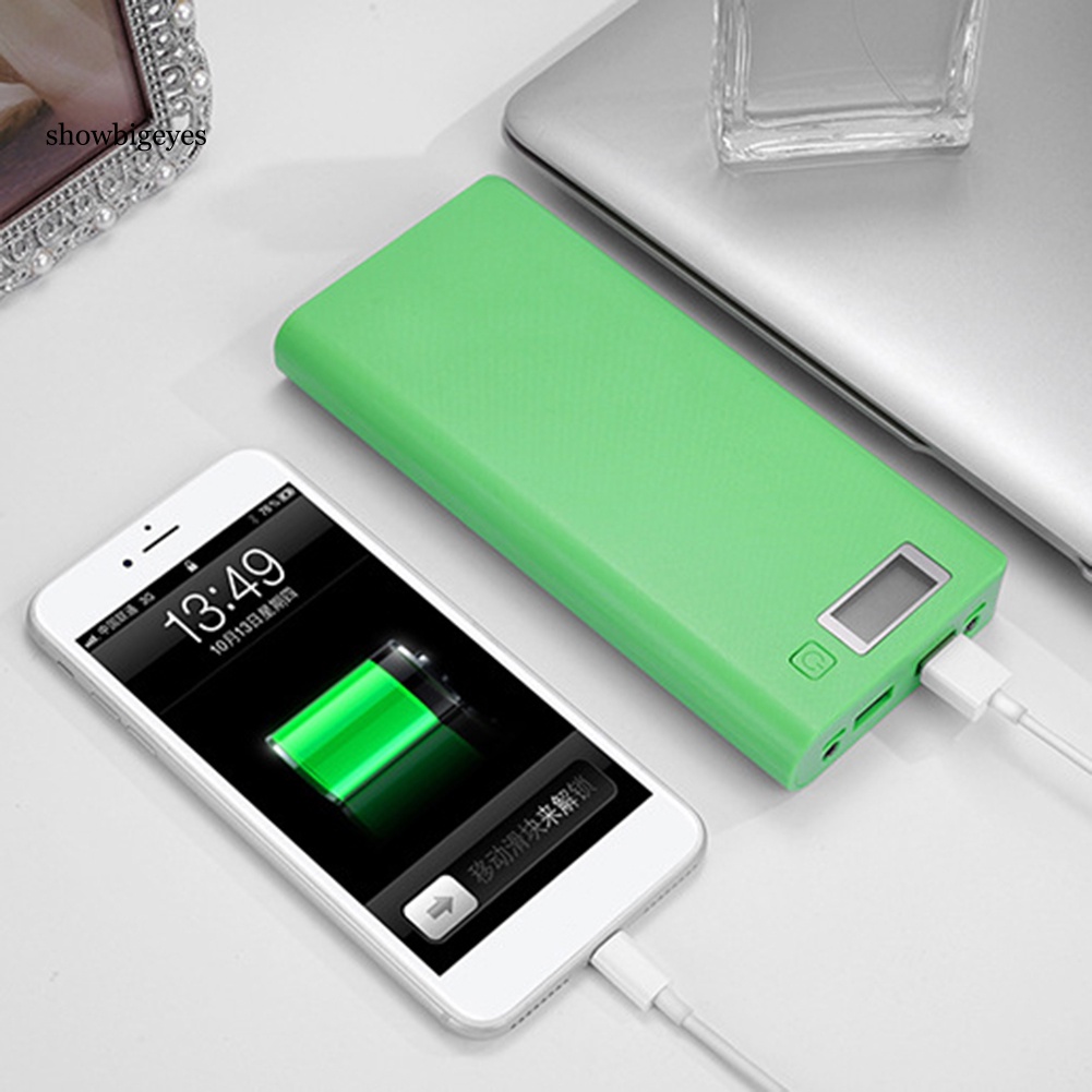 Vỏ Đựng Pin Sạc Dự Phòng Tự Làm Màn Hình LCD 18650