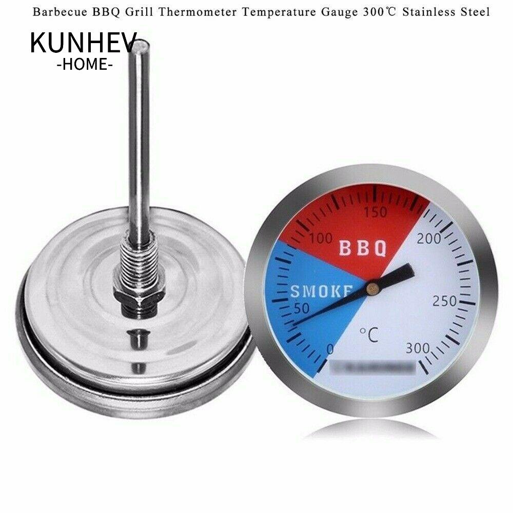 KUNHEV Nhiệt Kế Lò Nướng Bằng Thép Không Gỉ 300°C Lò Vi Sóng