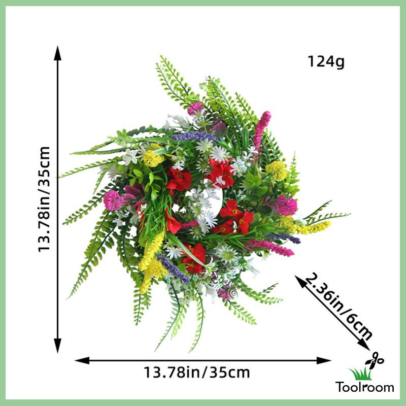 Vòng Hoa Nhân Tạo Treo Cửa Trước Trang Trí Tiệc Cưới