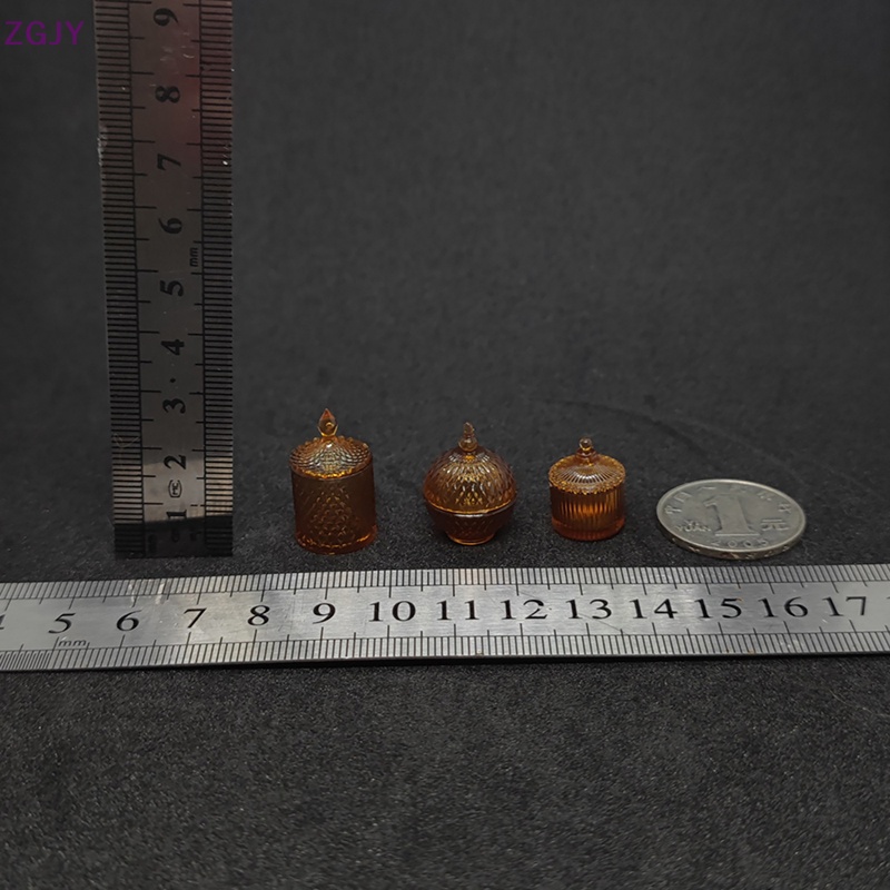 Mô Hình Hũ Kẹo / Bánh Quy / Thức Ăn Mini Bằng Silicon Độc Đáo Trang Trí Nhà Búp Bê Mới