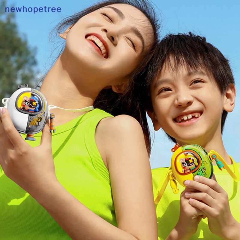 Quạt Làm Mát Đeo Cổ Ba Tốc Độ Sạc Cổng USB Không Ồn