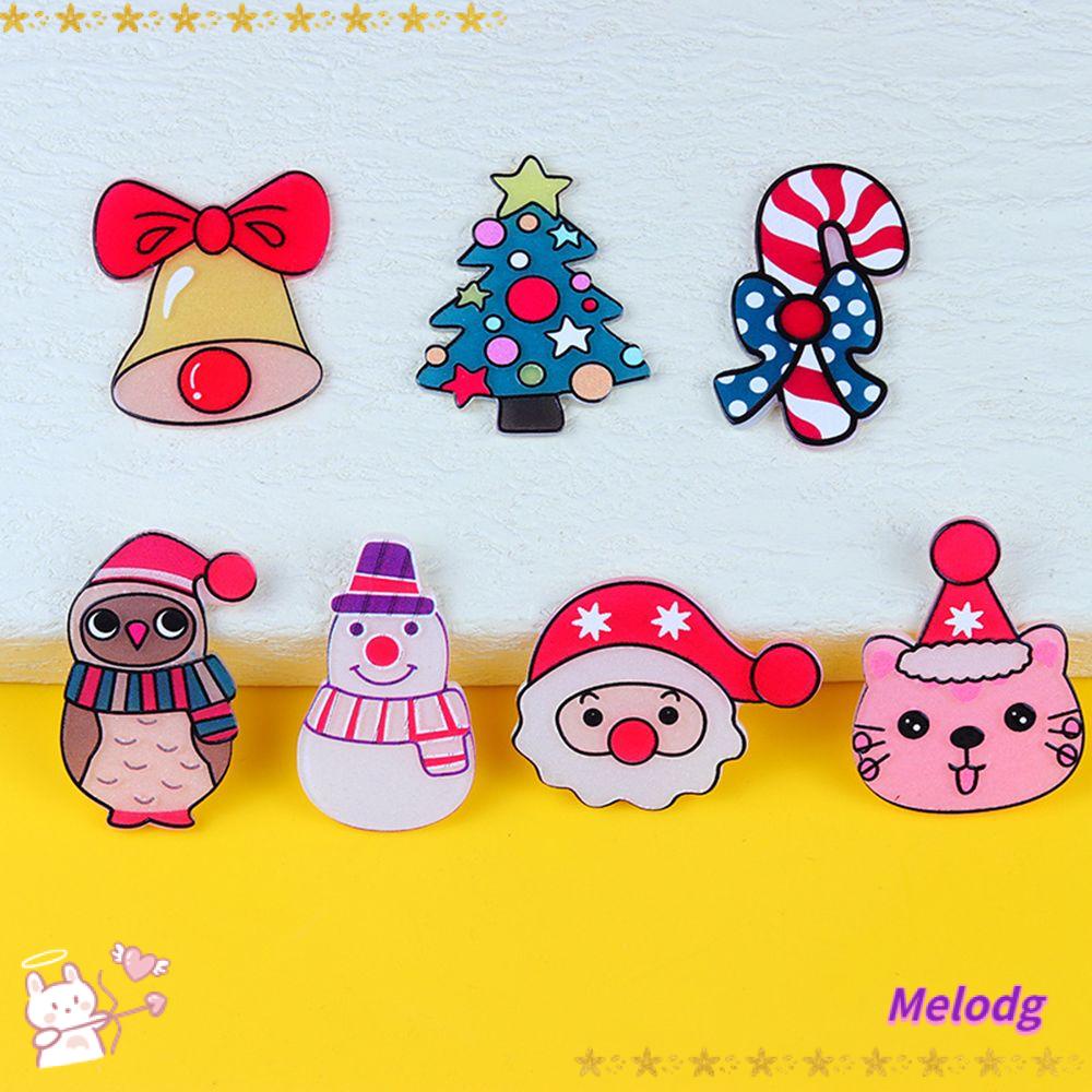 MELODG Ghim Cài Áo Trang Trí Giáng Sinh / Năm Mới / Giáng Sinh Bằng Acrylic