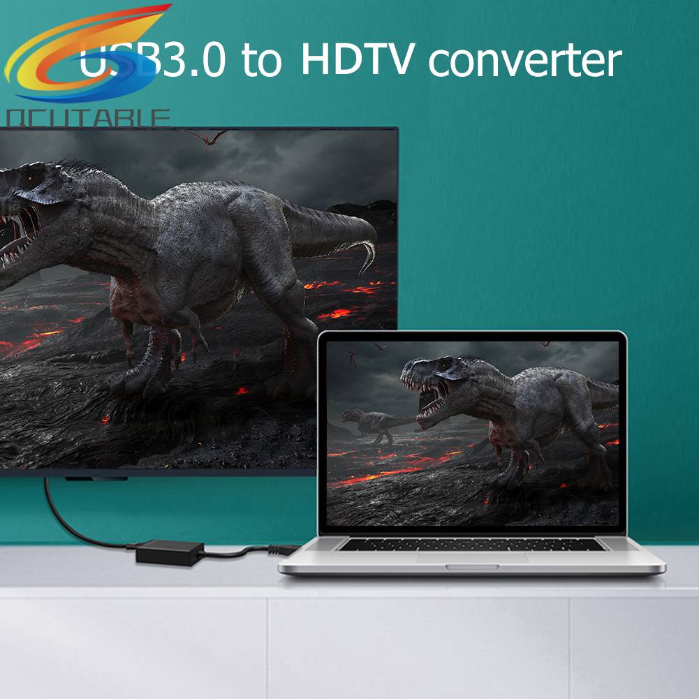 Cáp ChuyểN USB 3.0 Sang HDMI 1080P Cho MáY ChiếU / Video / PC